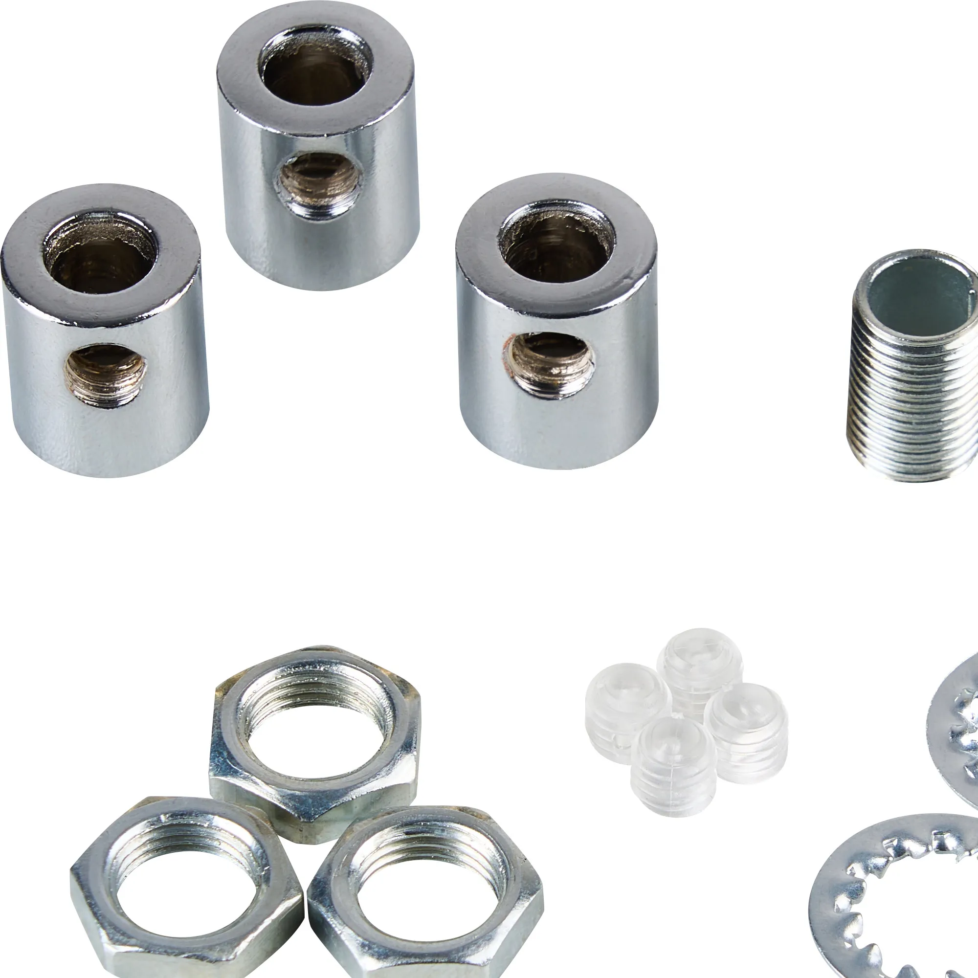 Hayes Metal Cable Grip Kit (3pcs) Polished Nickel D0901  Deco Hayes Accessories